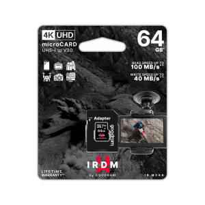Karta pamięci microSD 64 GB UHS-I U3 Goodram z adapterem