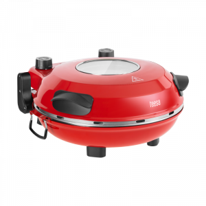 Piec do pizzy TEESA SUPREME + , 1200 W, 32 cm , okienko , wyjmowany kamień, sterowanie dwiema grzałkami