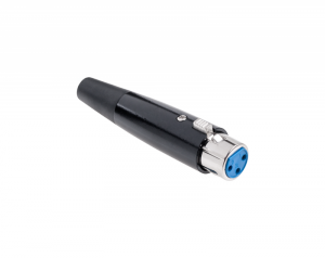 Wtyk mikrofonowy żeńsk.black CK3544