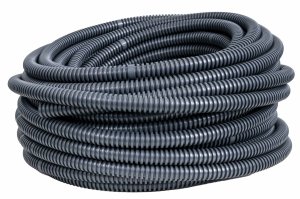 Rura karbowana PCV 750N bez pilota czarna 40/33mm 6167-25/750 Pawbol (25mb)