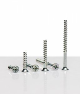 Wkręty osprzętowe do puszek elektrycznych podtynkowych fi3mm 40mm, A.0340 Pawbol 50 szt