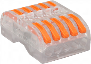 Złączka otwierana przezroczysta, łącznik bezśrubowy otwierany 10×0.5-4mm2 OVOTT55 Tracon Electric