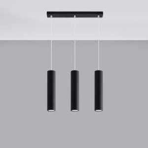 Lampa wisząca LAGOS 3L czarny