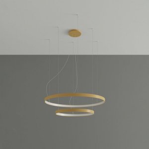 Żyrandol RIO 2 55/78 złoty LED 3000K