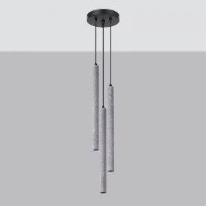 Lampa wisząca PASTELO 3P beton