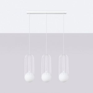 Lampa wisząca BRINA 3L biała