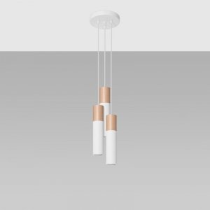 Lampa wisząca PABLO 3P biała