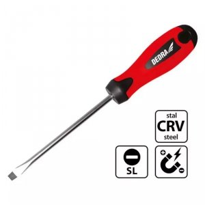 Wkrętak płaski 6x150mm, CrV