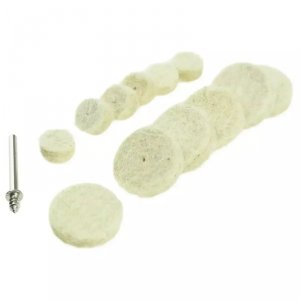 Filce polerskie, zestaw 13szt