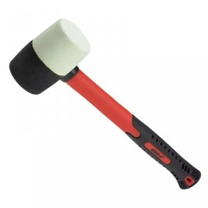 Młotek blacharski gumowy 225g, trzonek włókno szklane