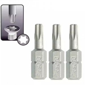 Końcówki wkrętakowe Torx T20x25mm, 3szt blister