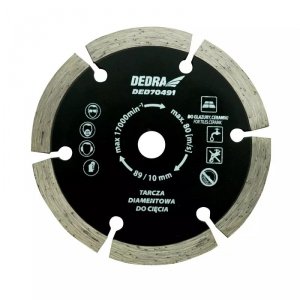 Tarcza diamentowa 89x10x1,2x1,8x7x6T do DED7049, do ceramiki