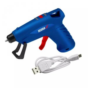 Pistolet do kleju na gorąco 15W, 7-8mm, bezprzew. USB