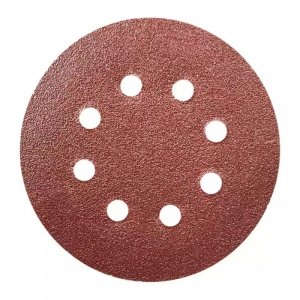 Krążek ścierny 40gr, 125mm, rzep, kpl 5szt