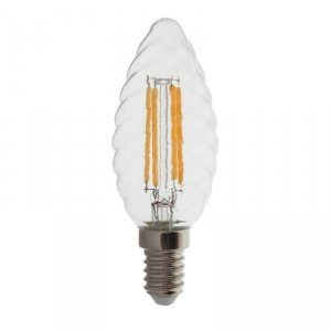 Żarówka LED V-TAC 4W Filament E14 Twist Świeczka Ściemnialna VT-1985D 3000K 400lm