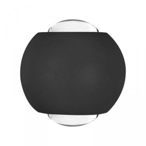 Oprawa Ścienna Góra Dół V-TAC 2W LED IP54 Czarna VT-2502 3000K 200lm