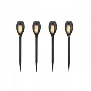 Lampa Solarna Zestaw 4szt V-TAC Wbijana 1W LED 50cm 6 godzin (Opak. 4szt) VT-724 2200K