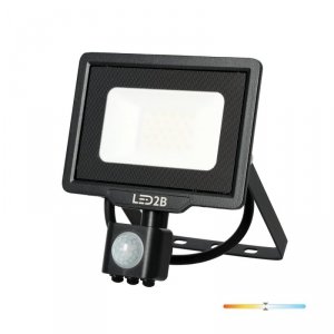 Naświetlacz z czujnikiem ruchu LED MHC 20W 4000K IP65 czarny LED2B