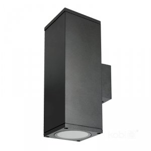 Kinkiet ogrodowy QUERK 4 2xGU10 IP54 czarna LED2B