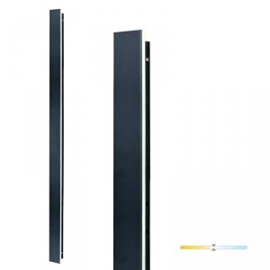 Kinkiet ogrodowy LED MIRANA 25W 120cm 4000K IP44 czarny Kobi