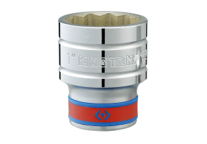 NASADKA KRÓTKA 1/2 CALOWA 3/8 x 37mm 12-kąt. Cr-v King Tony