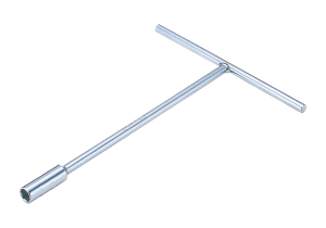 KLUCZ NASADOWY T Z NASADKĄ DŁUGĄ 6mm 120/190mm, CHROM King Tony