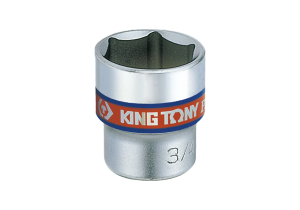NASADKA KRÓTKA 3/8 CALOWA 1/2 x 27mm 6-kąt. Cr-v King Tony