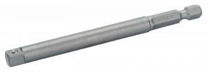 Adapter z 6-kąta 1/4 do kwadratu 1/4 - 100 mm BAHCO
