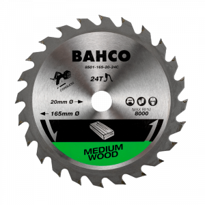 Piła tarczowa 136 mm 10 mm 24Z BAHCO