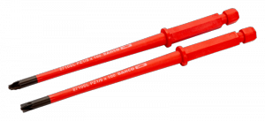 Grot wymienny izolowany SLIM kombinowany do śrub 6.0/PZ2 x 100 mm do wkrętaka 808060, 2 szt. BAHCO