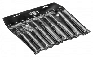 Wybijaki 8-kątne Vanadium extra, zestaw 9 sztuk, 2-10 mm BAHCO
