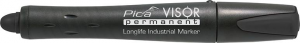 Marker permanentny VISOR przmyslowy, czarny Pica