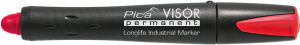 Marker permanentny VISOR przemyslowy, czerwony Pica