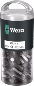 Bit 1/4DIN3126E6,3 PZ1x25mm opakowanie 100szt. Wera