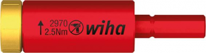 Adapter momentu obrotowego easyTorque VDE  do bitów slimBit 0,8Nm Wiha