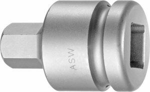 Udarowa nasadka wkretakowa 3/4 do srub z lbem z gniazdem 6-kat.17mm ASW
