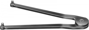 Klucz do nakretek z otworami czolow,nastawny 7-40mm/2mm z czopem AMF