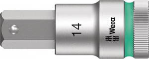 Nasadka wktetakowa 1/2 d.srub z gniaz.6-kat. z funkcja przytrzym, 14x60mm Wera