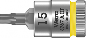 Nasadka wktetakowa z funkcja przytrzym. 1/4do srub z lbemTORX 15x28mm Wera