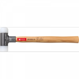 Młotek z miękkimi obuch.z trzonkiem drewnianym bezodrzutowy 50mm PB Swiss Tools