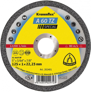 Tarcza do ciecia, prosta A46TZ 230x1,9mm KLINGSPOR