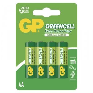 GP Bateria cynkowa GREENCELL AA (R6) 4BL