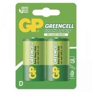 GP Bateria cynkowa GREENCELL D (R20) 2BL