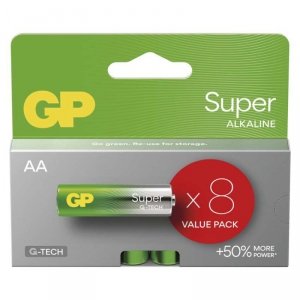 GP Bateria alkaliczna SUPER AA (LR6) 8szt value pack Z