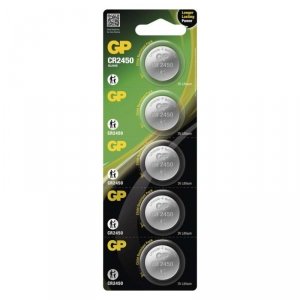 GP Bateria litowa guzikowa CR2450 5BL