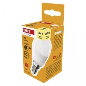 Żarówka LED Basic Mini Globe / E14 / 5,5 W (40 W) / 470 lm / 470 lm / Ciepła biel