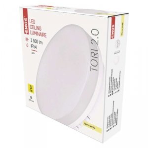 Oprawa LED okrągła Tori 15W IP54 ciepła biel