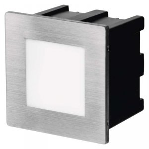 Orientacyjna oprawa LED AMAL, do wbudowania, kwadrat 2W WW IP65