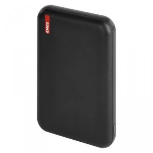 Powerbank EMOS WI 521, 5 000 mAh, 20 W+Wireless, czarny