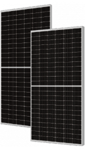 Moduły PV Das Solar, mono-Si, ogniwa połówkowe P-type 182mm 16-BB, 2x72psc, kable ok. 140cm, moc STC 550Wp, wym.:2278x1134x35, k
